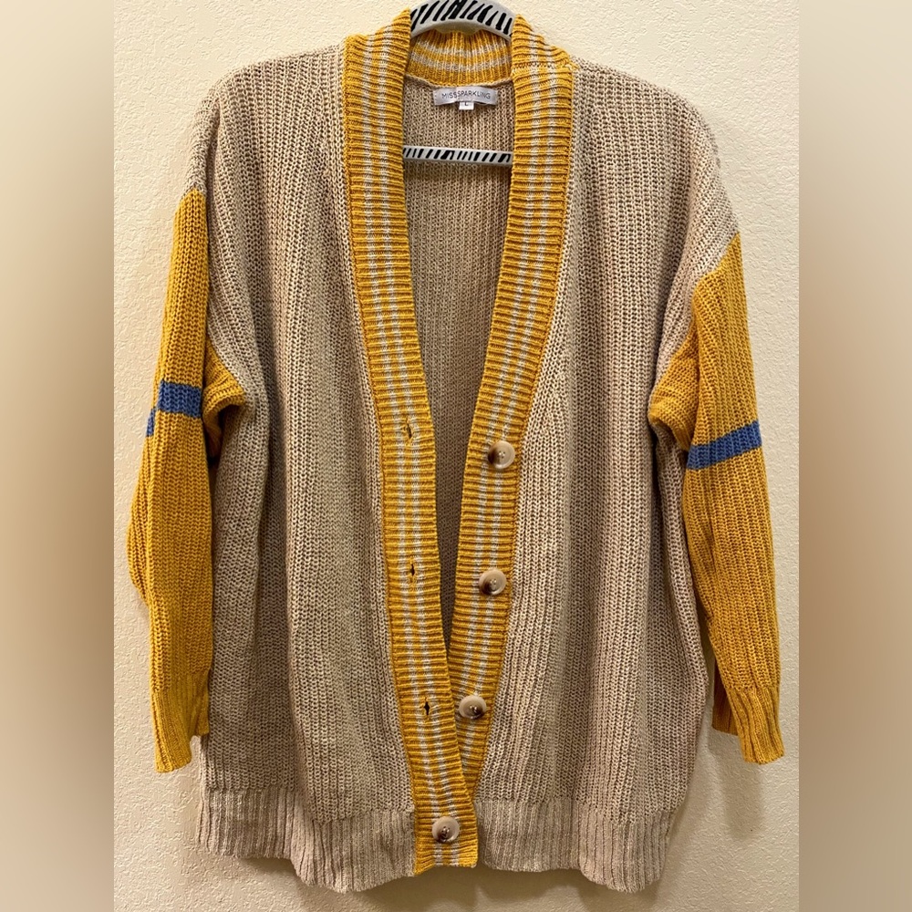 Miss Sparkling 4-button Cardigan